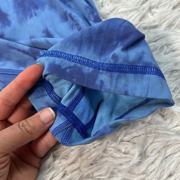 Lululemon Align Super High Rise Short Game Day Game Day Blue Multi - Picture 4 of 7